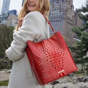 Brahmin Amelia Melbourne Large Lava Handbag